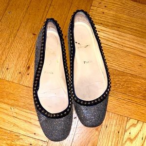 Louboutin ballet flat size 38.